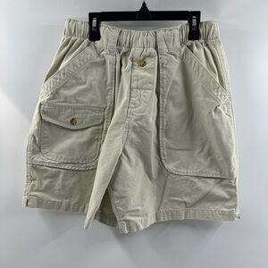 OP Sport Beige Cargo Shorts | Men’s Large | 100% Cotton | Utility Style